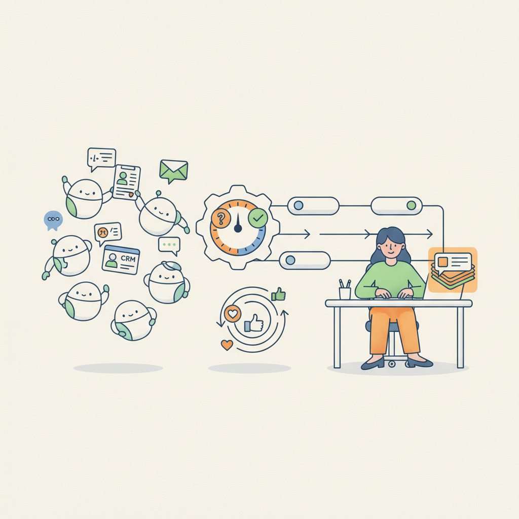 IA agéntica en atención al cliente: liberando a los agentes humanos para casos complejos